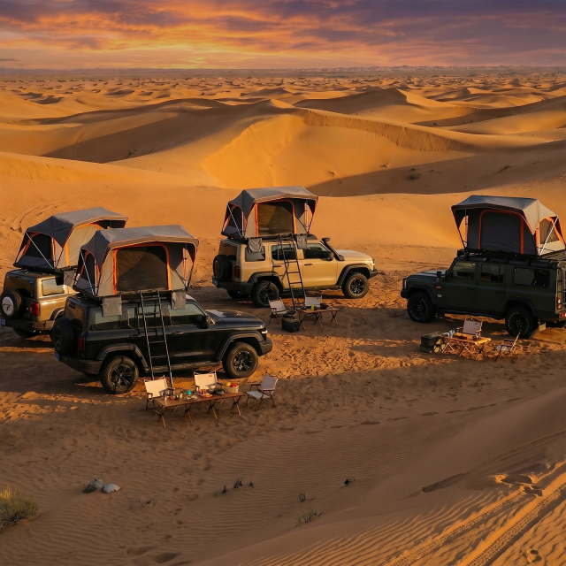 Soft Shell Rooftop Tent - 3-Person All-Season Waterproof Shelter for Group Events & Rental Fleets