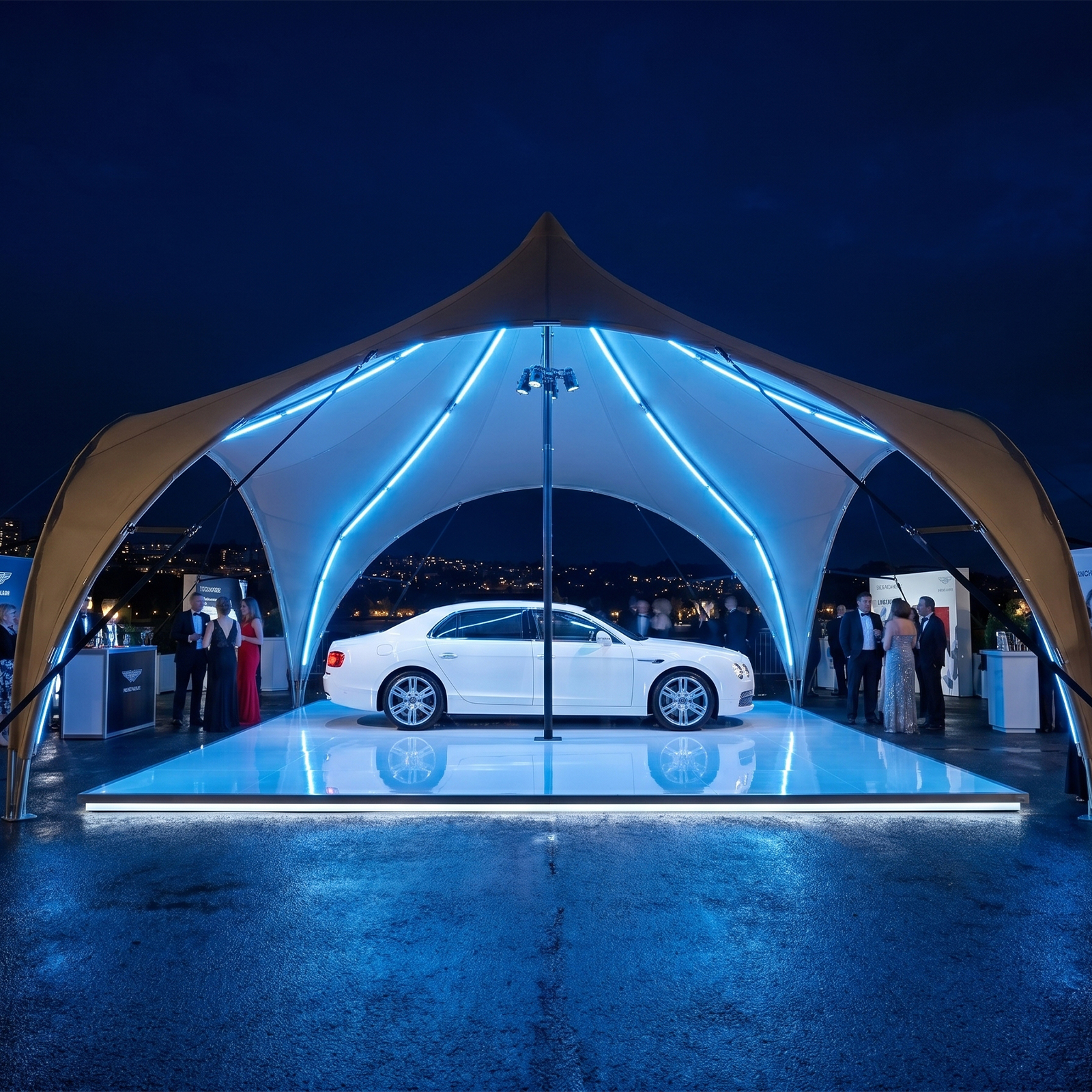 Heavy-Duty Activistas Event Tent - Professional Modular Party Shelter for Corporate Events & Group Activities
