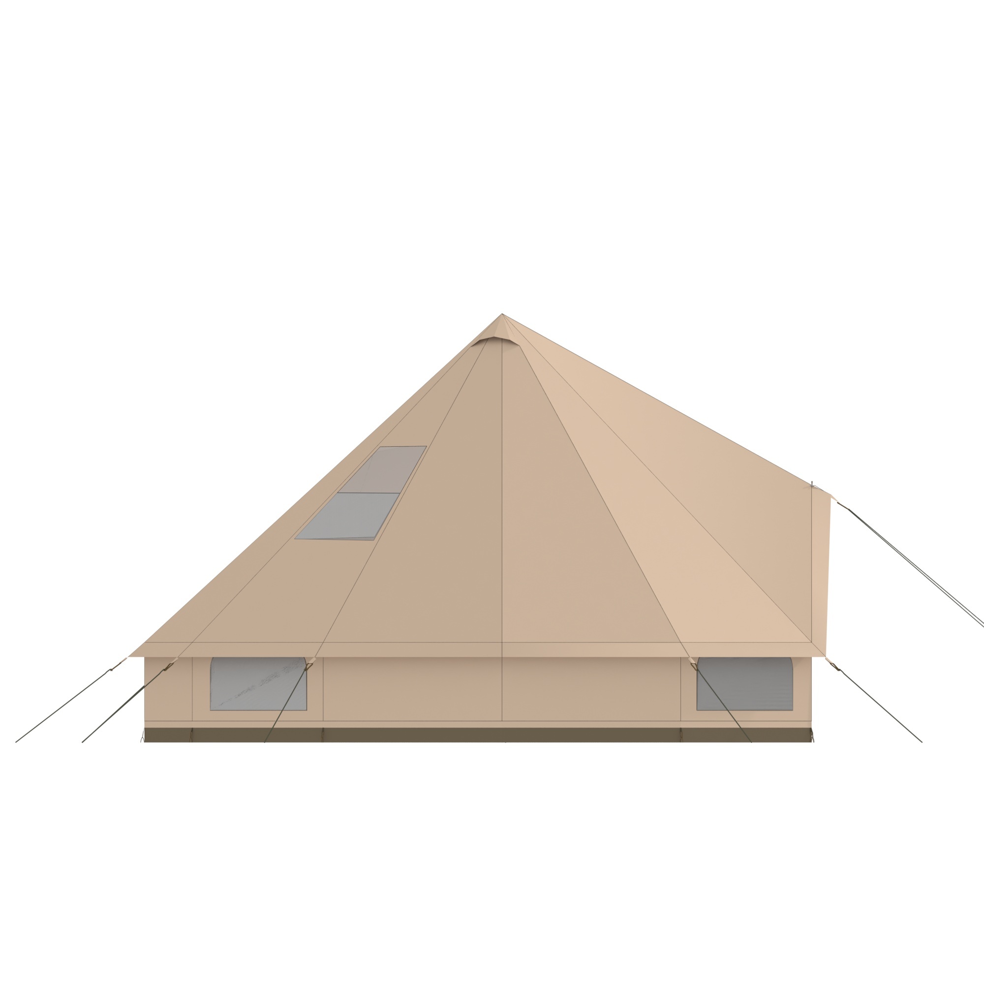 In Stock Premium Canvas Bell Tent | EVERCANVAS™ PFAS-Free & CPAI-84 Flame Retardant