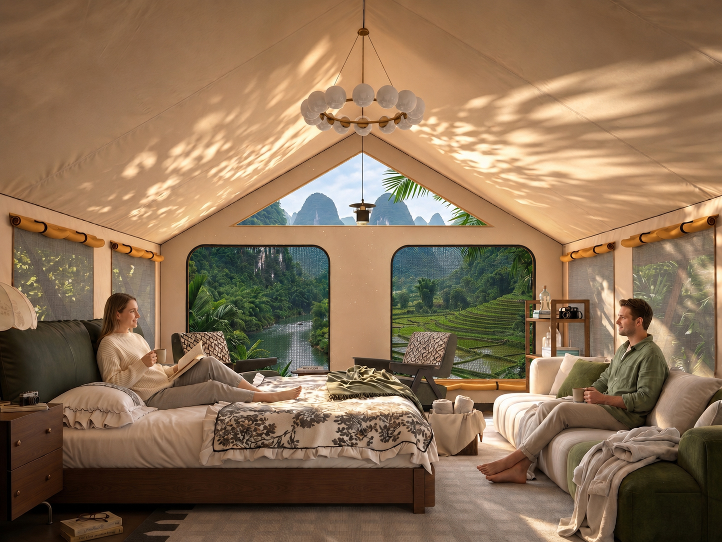 Rayla Luxury Glamping Tent Wholesale | Elevated Safari Tent