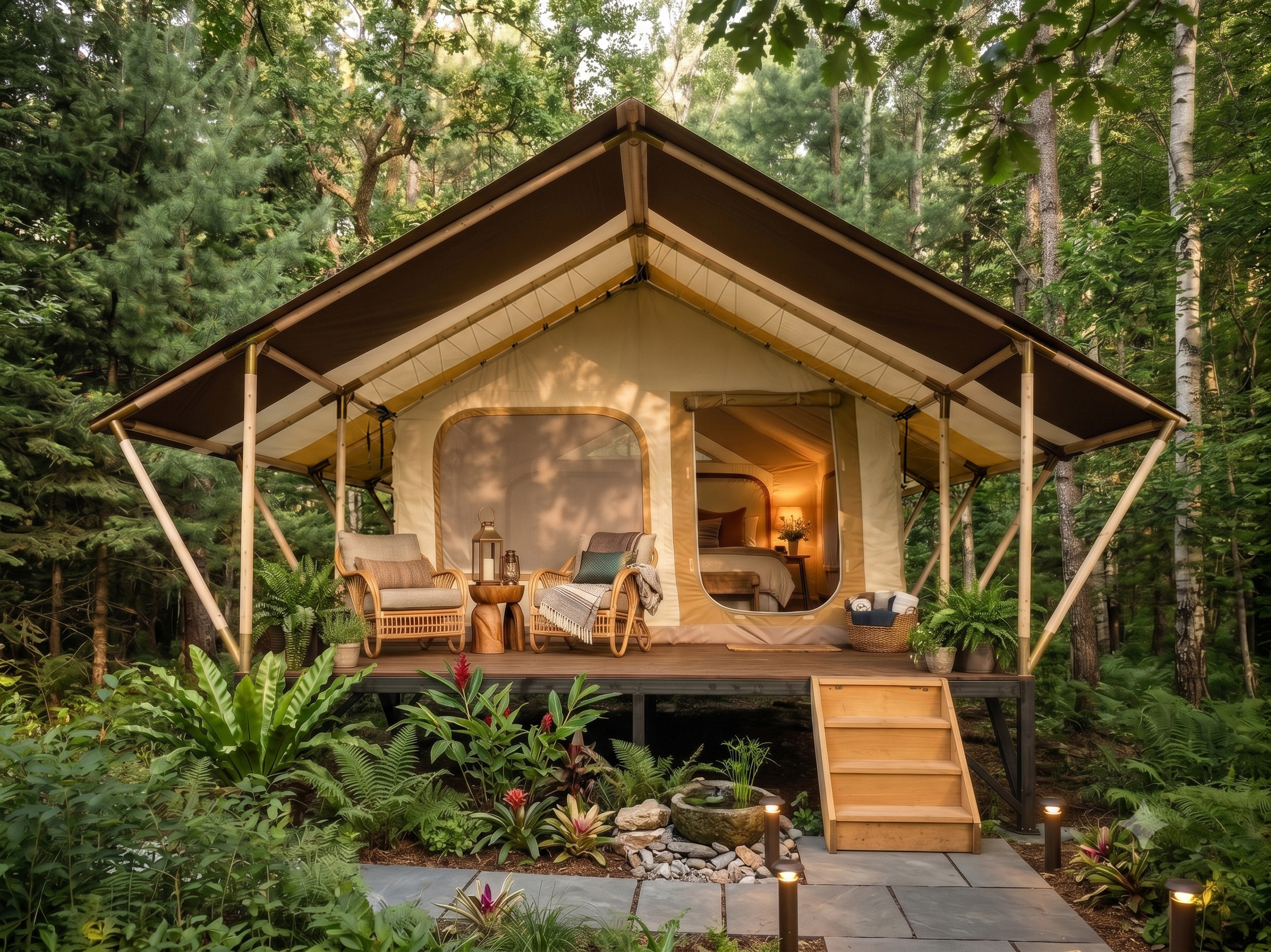 Rayla Luxury Glamping Tent Wholesale | Elevated Safari Tent