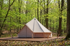 In Stock Premium Canvas Bell Tent | EVERCANVAS™ PFAS-Free & CPAI-84 Flame Retardant