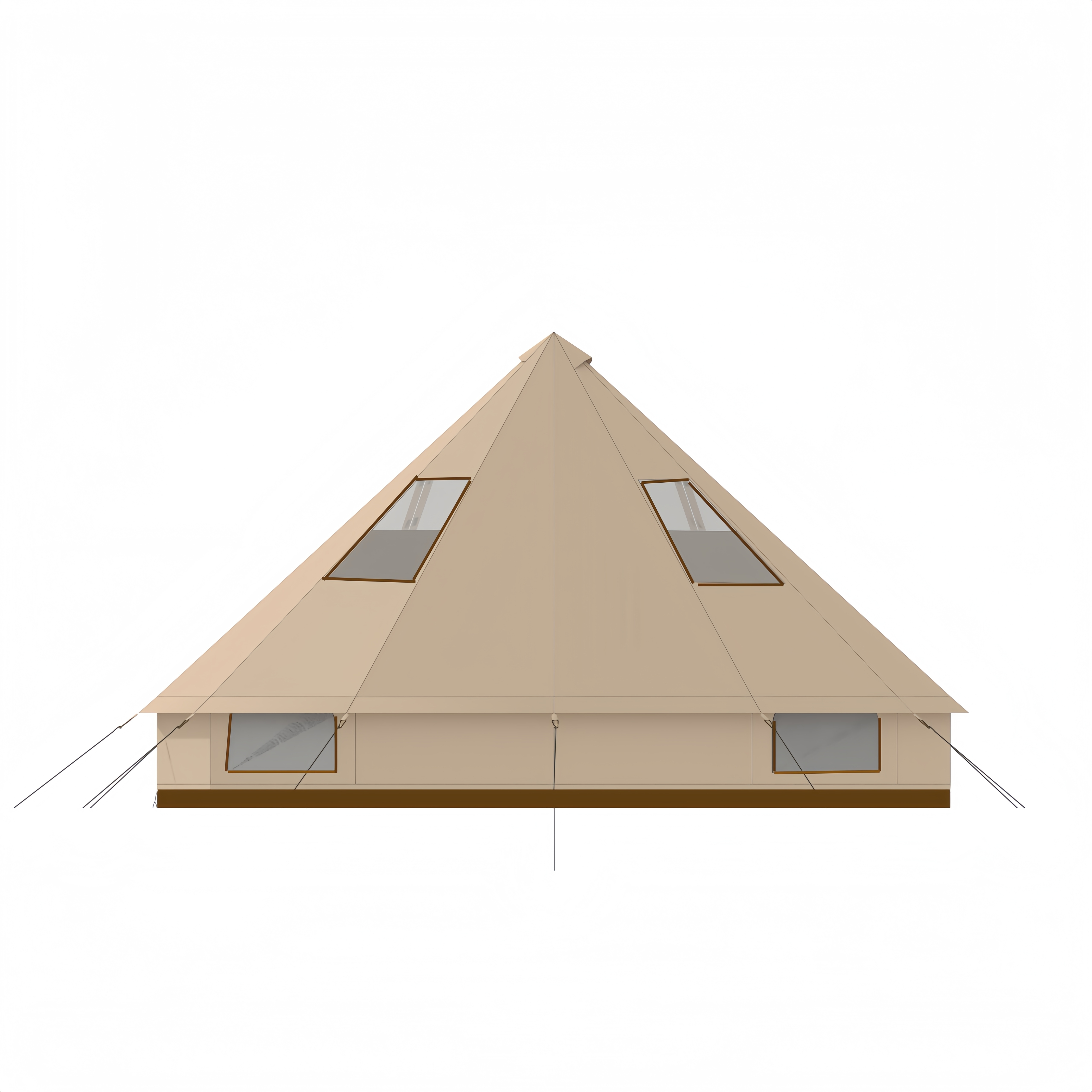 In Stock Premium Canvas Bell Tent | EVERCANVAS™ PFAS-Free & CPAI-84 Flame Retardant