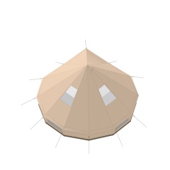 In Stock Premium Canvas Bell Tent | EVERCANVAS™ PFAS-Free & CPAI-84 Flame Retardant