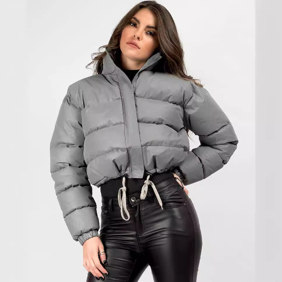 European-style puff pastry women's down jacket 2026 new style bread-style coat down jacket