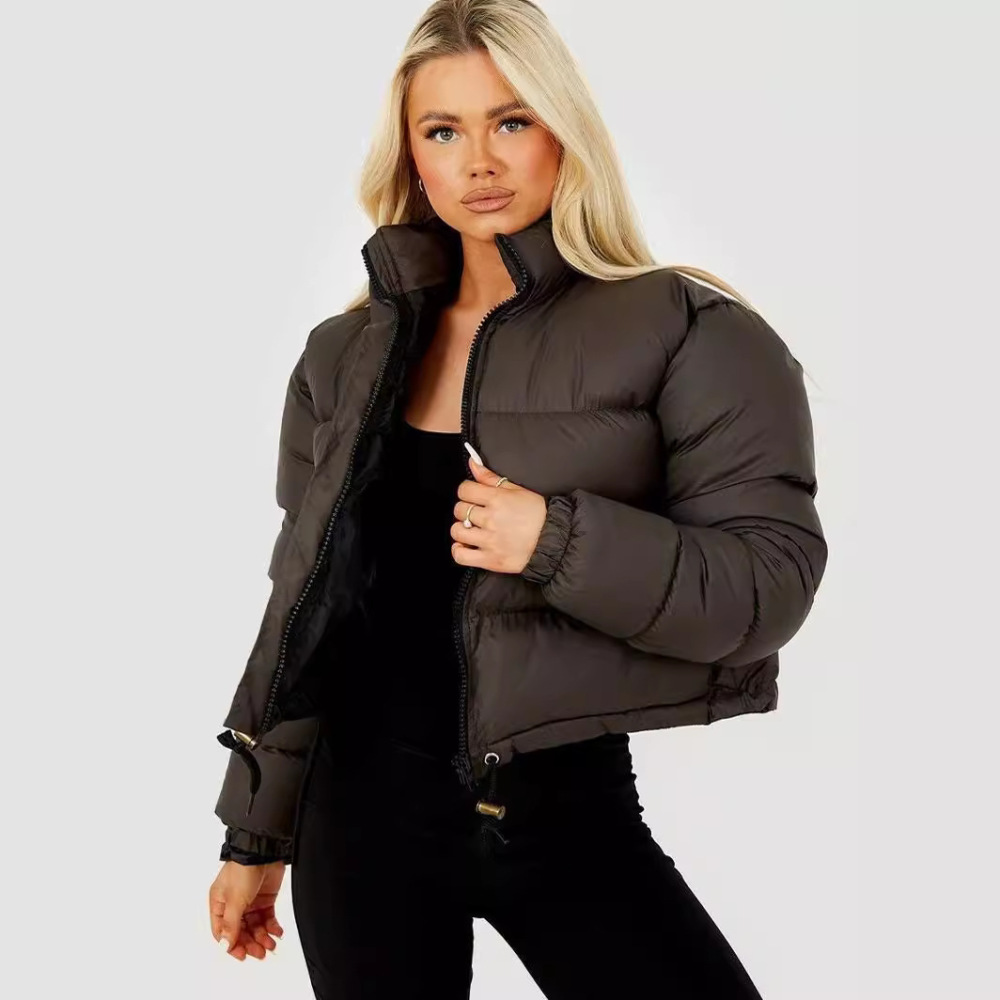 European-style puff pastry women's down jacket 2026 new style bread-style coat down jacket