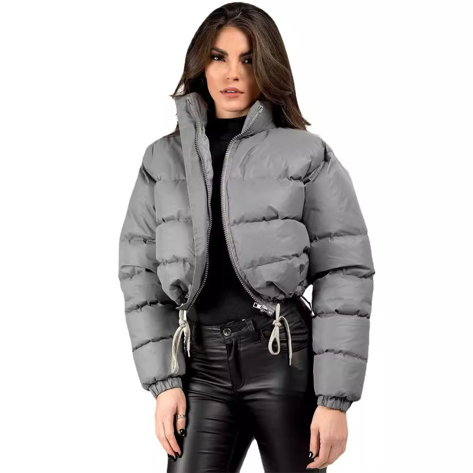 European-style puff pastry women's down jacket 2026 new style bread-style coat down jacket