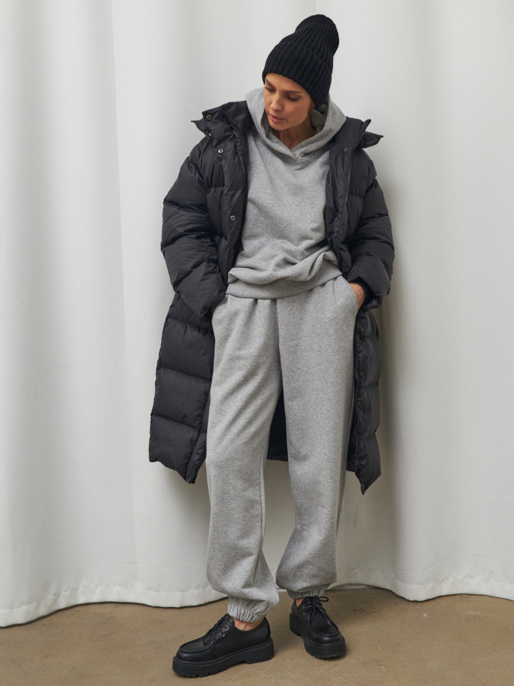 Winter Thick Long Sleeve Down Jacket - White Duck Down Women's High-end Hooded Down Coat - Extended Length Coat for Women