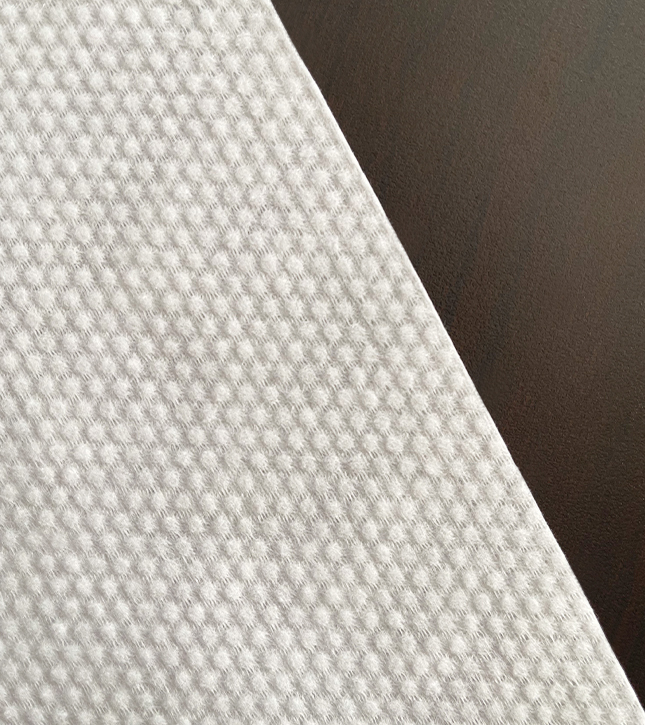 Large Cross Embossed Increase friction, full cross process, balanced longitudinal and transverse tension