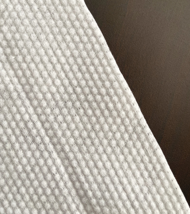 Medium Cross Embossed Increase friction, semi cross process, balanced longitudinal and transverse tension