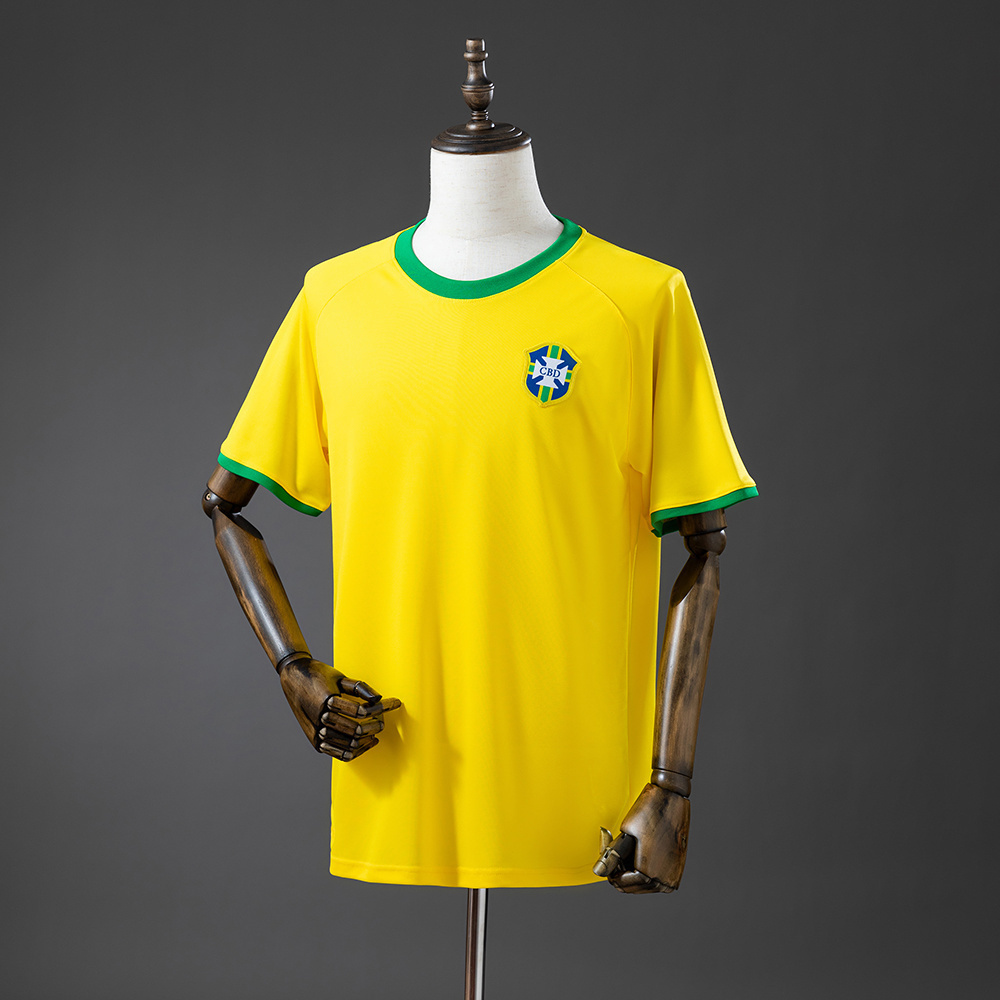 1970 Brazil Home Jersey