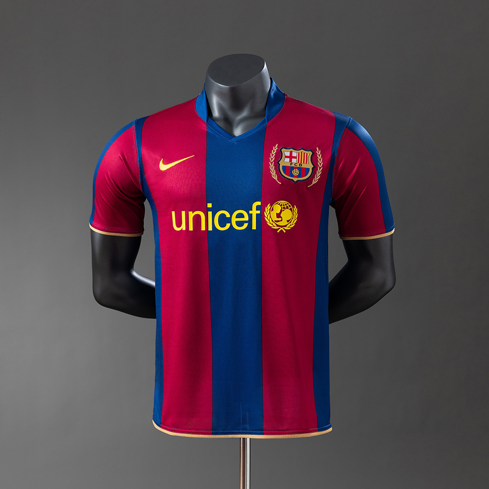 2007/08 Barcelona Home Jersey Player Version