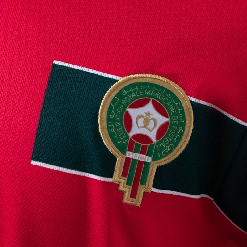 1998 Morocco Home Jersey Long Sleeve