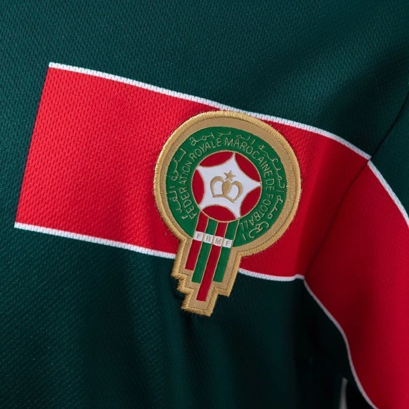 1998 Morocco Third Away Home Jersey Long Sleeve
