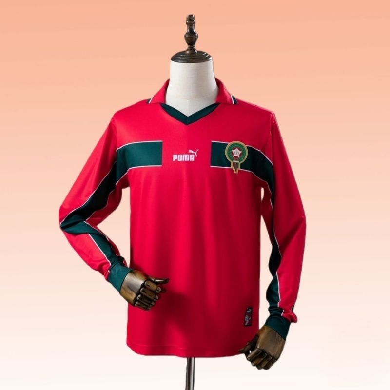 1998 Morocco Home Jersey Long Sleeve