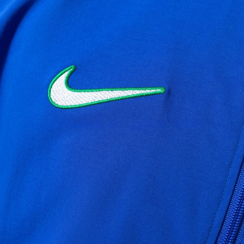 1998 Brazil Windbreaker Blue Jacket