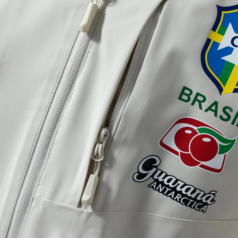 1998 Brazil Windbreaker White Jacket
