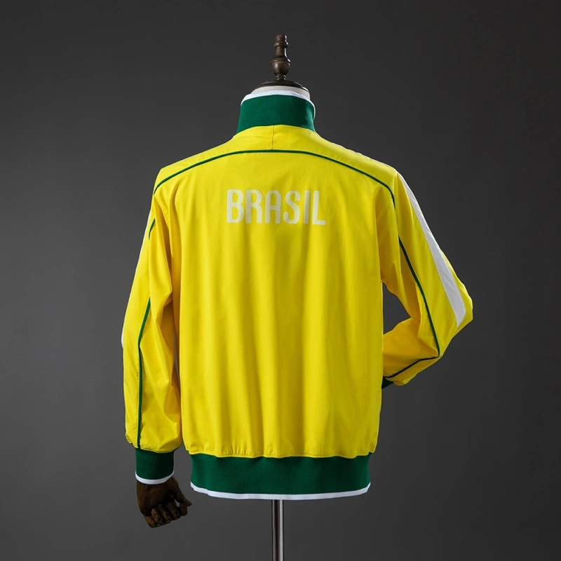 2010-11 Brazil Windbreaker Yellow Jacket