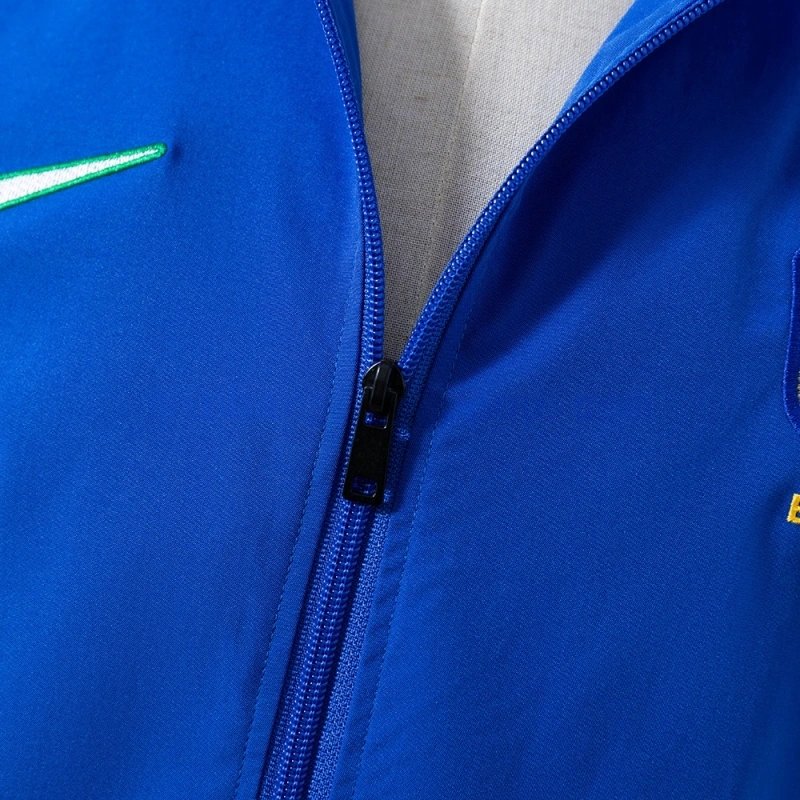 1998 Brazil Windbreaker Blue Jacket