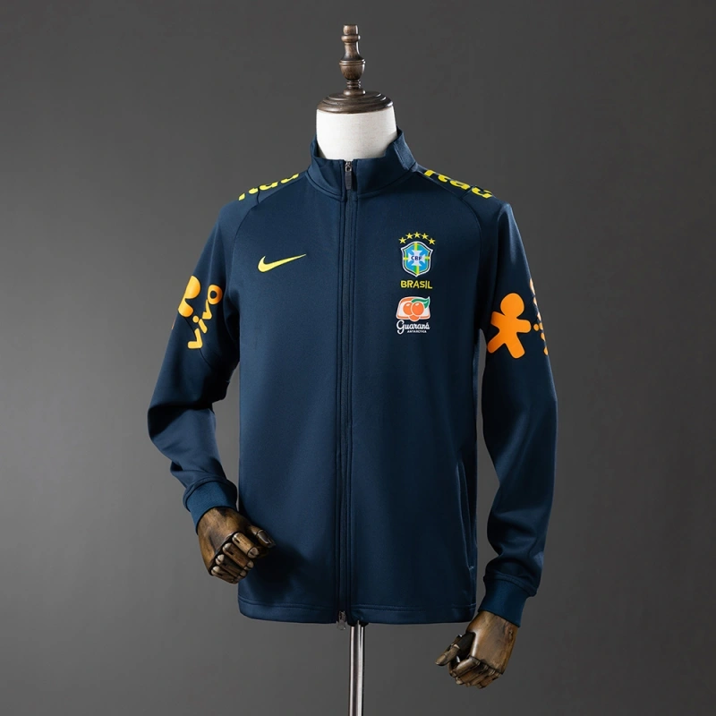 2022/23 Brazil Blue Training Jacket