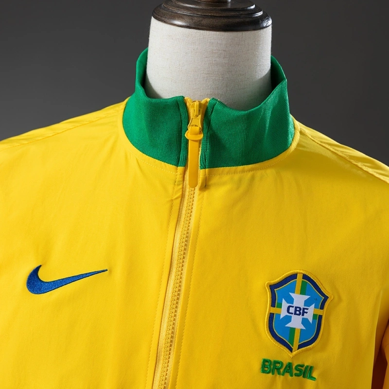 1998 Brazil Windbreaker Yellow Jacket