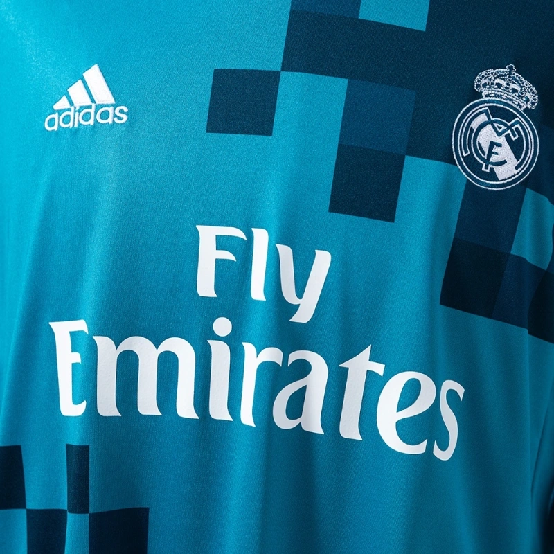 2017/18 Real Madrid Long Sleeve Third Away Jersey