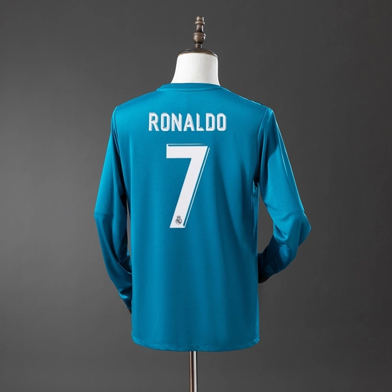 2017/18 Real Madrid Long Sleeve Third Away Jersey