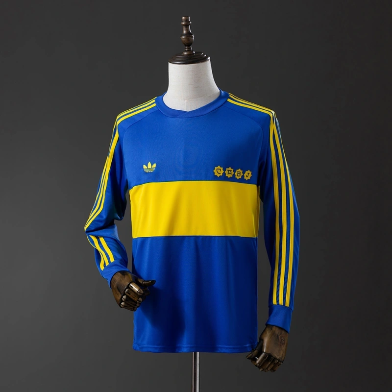 1981 Boca Juniors Home Long Sleeve Jersey