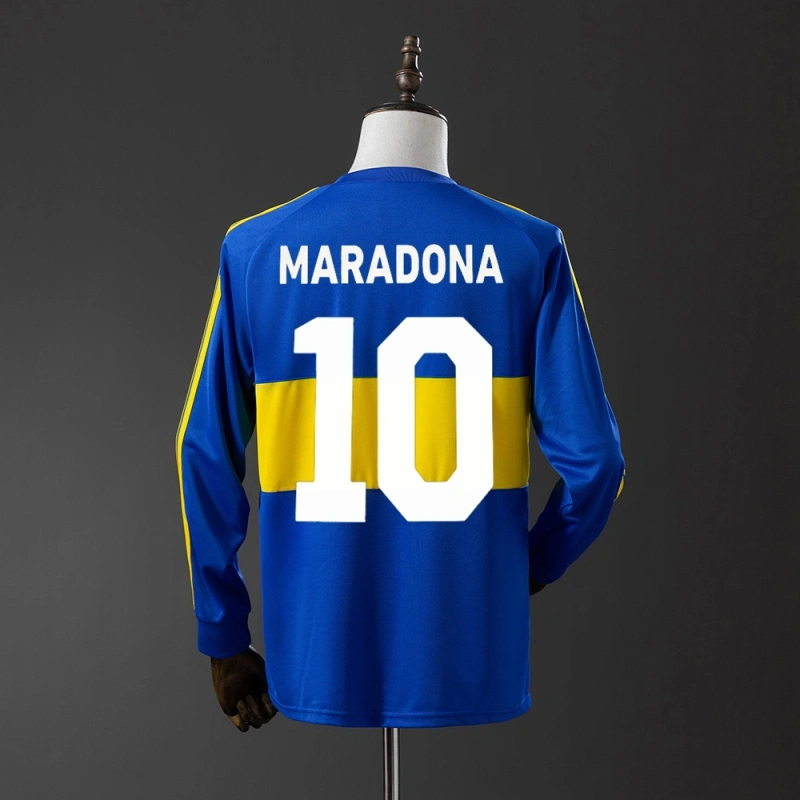 1981 Boca Juniors Home Long Sleeve Jersey