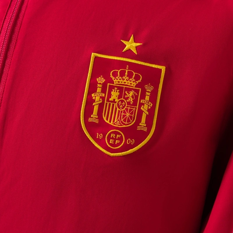 2026 Spain Reversible Jacket Windbreaker - Red & Blue