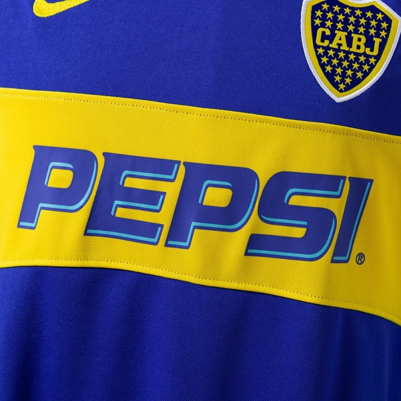 2003/04 Boca Juniors Home Long Sleeve Jersey