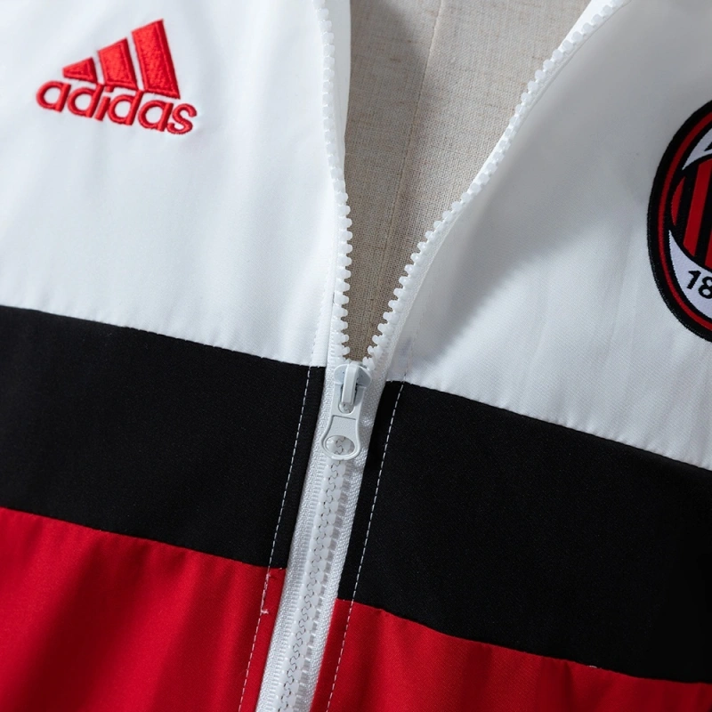 Ac Milan Windbreaker - White