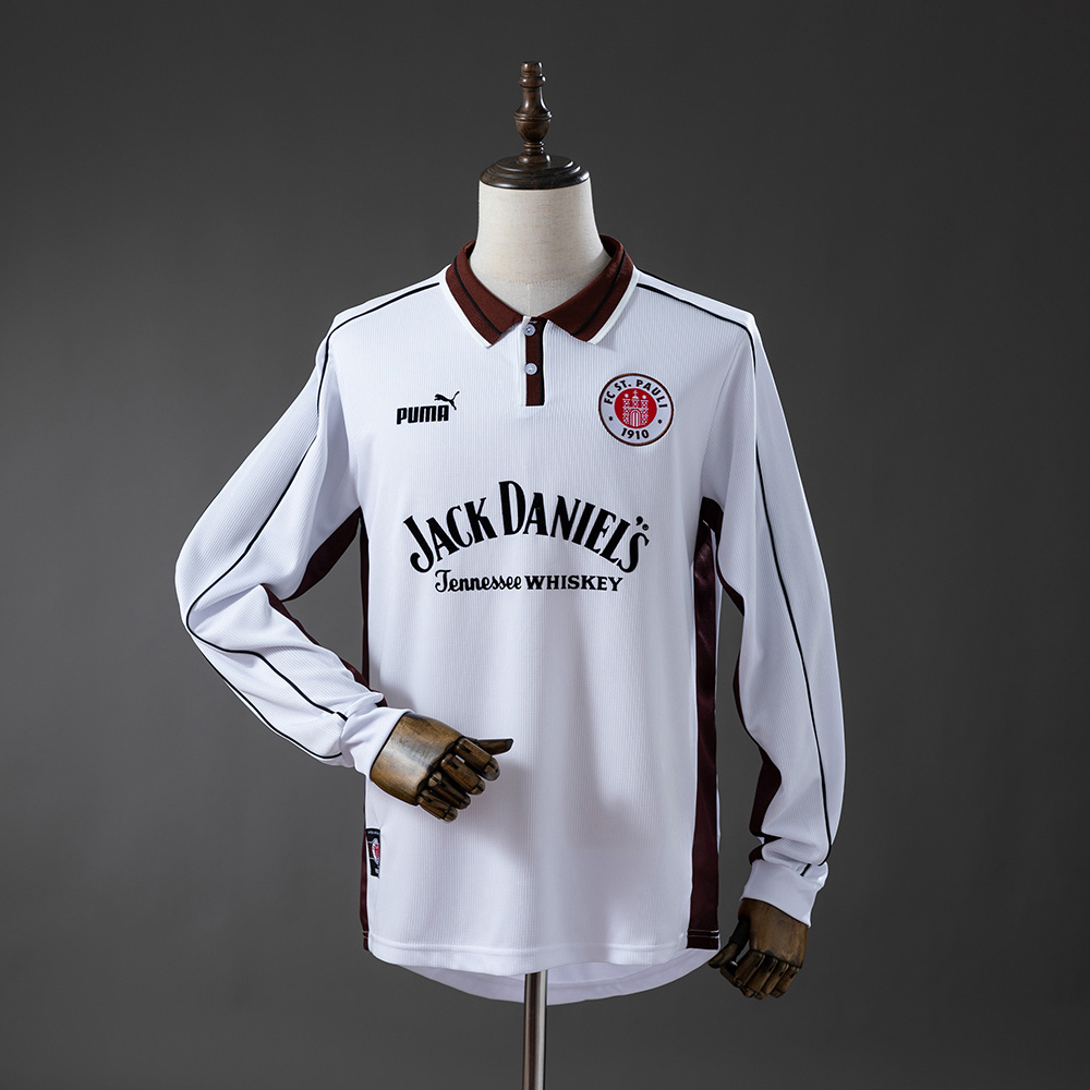 1999/00 St. Pauli Home Long-Sleeve Retro Jersey