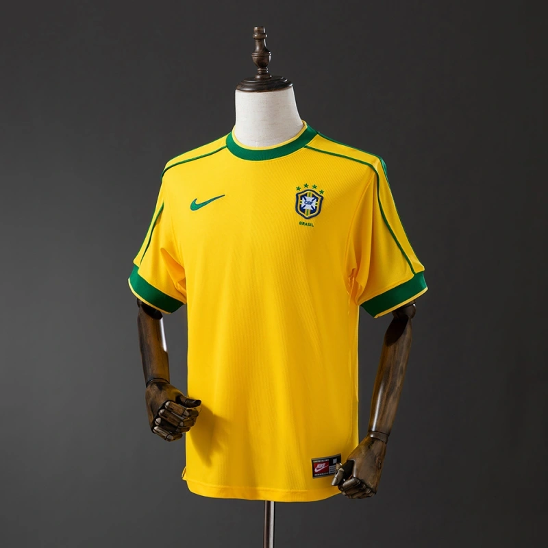 1998 Brazil Home Jersey