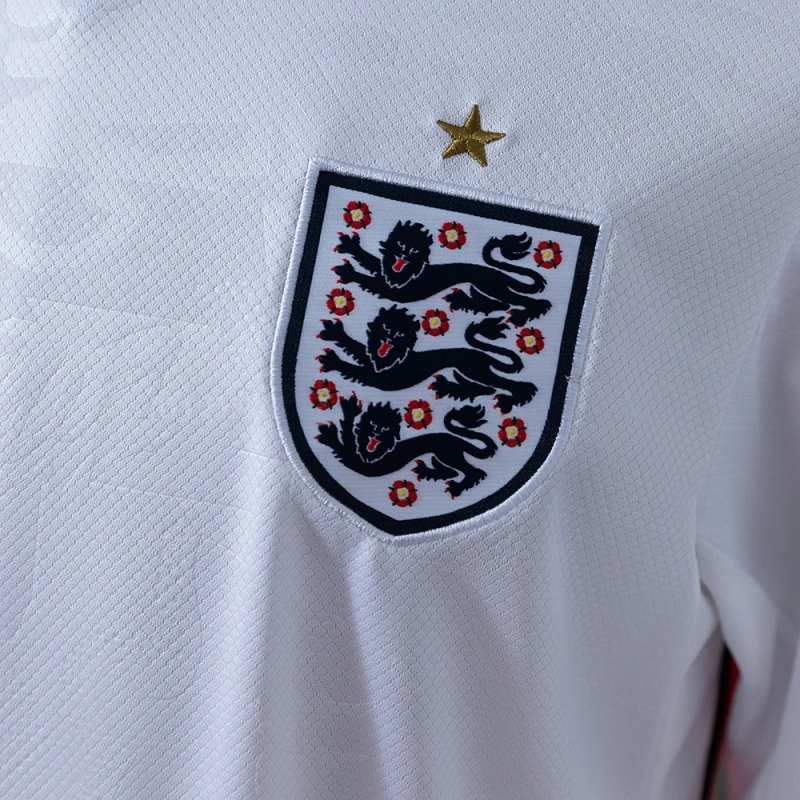 2026 England World Cup Home Long Sleeve Jersey