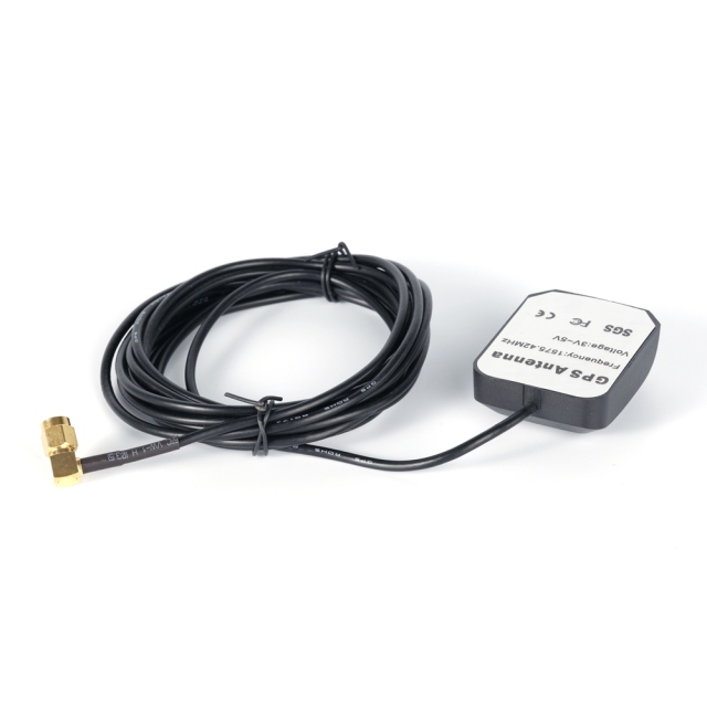 GPS Active Antenna 1575.42MHz with Right Angle SMA Male Connector RG174 Cable,SHENZHEN SOAR TECHNOLOGY CO., LTD. ,GPS Active Antenna with Right Angle SMA Male Connector RG174 Cable