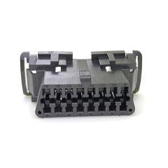 Custom SOAR 16Pin OBD-II Automotive Female Connector Auto OBD2 Diagnostic Connector-Black,SHENZHEN SOAR TECHNOLOGY CO., LTD. ,SOAR 16Pin OBD-II Female Connector OBD2 Diagnostic Connector-Black
