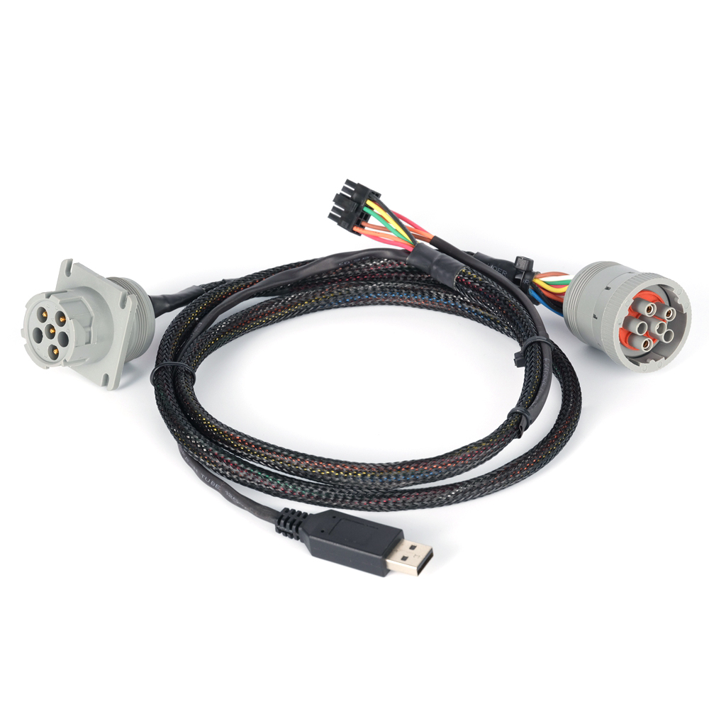 Custom Automotive Wiring Harness SAE J1708 Eld Y Cable 6Pin Male Female Connector GPS Tracker Cable with USB,SHENZHEN SOAR TECHNOLOGY CO., LTD. ,J1708 Eld Y Cable Male Female Connector GPS Tracker Cable with USB