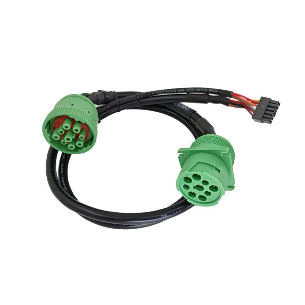 Custom Automotive Wiring Harness SAE J1939 Eld Y Cable 9Pin Male Female to Molex 12Pin Connector Cable Assembly Car Diagnostic Cable,SHENZHEN SOAR TECHNOLOGY CO., LTD. ,J1939 Eld Y Cable 9Pin Male Female to Molex 12Pin Car Diagnostic Cable