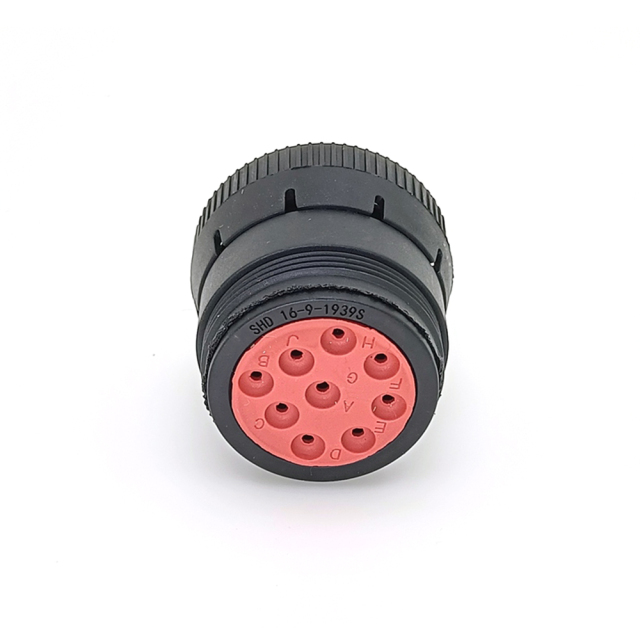 Custom SOAR SAE J1939 9Pin Male Connector Automotive Wiring Harness Connector-Black,SHENZHEN SOAR TECHNOLOGY CO., LTD. ,SOAR SAE J1939 9Pin Male Connector Automotive Wire Connector-Black