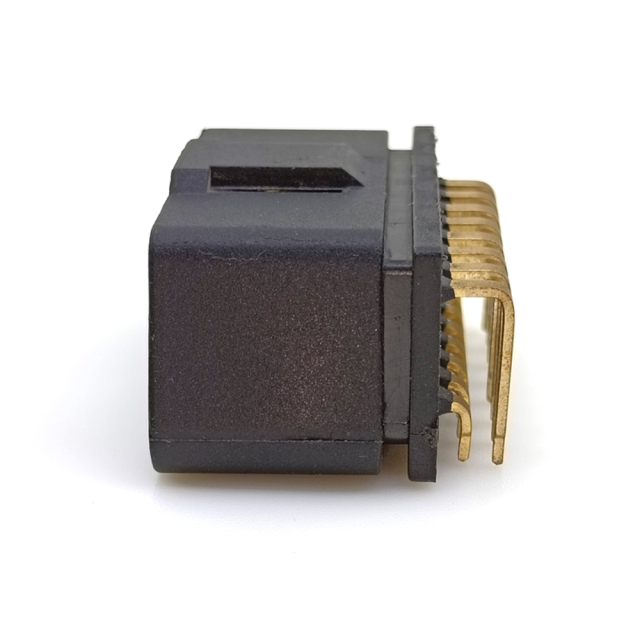 Custom 12V 16Pin J1962 Car Diagnose Connector Right-Angle OBDII Wire Adaptor Curved Pins Copper Male Cable Connector,SHENZHEN SOAR TECHNOLOGY CO., LTD. ,12V 16Pin J1962 Connector Right-Angle OBDII Curved Pins Wire Adaptor 
