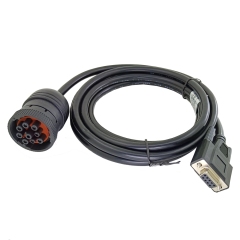 Custom Automotive Wiring Harness 9Pin J1939 to DB9 Female Connector Car Diagnostic Cable,SHENZHEN SOAR TECHNOLOGY CO., LTD. ,9Pin J1939 to DB9 Female Connector Car Diagnostic Cable