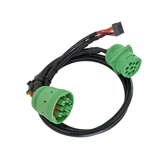Custom Automotive Wiring Harness SAE J1939 Eld Y Cable 9Pin Male Female to Molex 12Pin Connector Cable Assembly Car Diagnostic Cable,SHENZHEN SOAR TECHNOLOGY CO., LTD. ,J1939 Eld Y Cable 9Pin Male Female to Molex 12Pin Car Diagnostic Cable