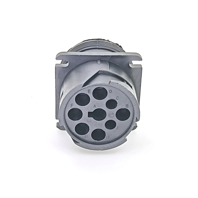 Custom SOAR SAE J1939 9Pin Female Connector Automotive Wiring Harness Connector-Black,SHENZHEN SOAR TECHNOLOGY CO., LTD. ,SOAR SAE J1939 9Pin Female Connector Automotive Wire Connector-Black