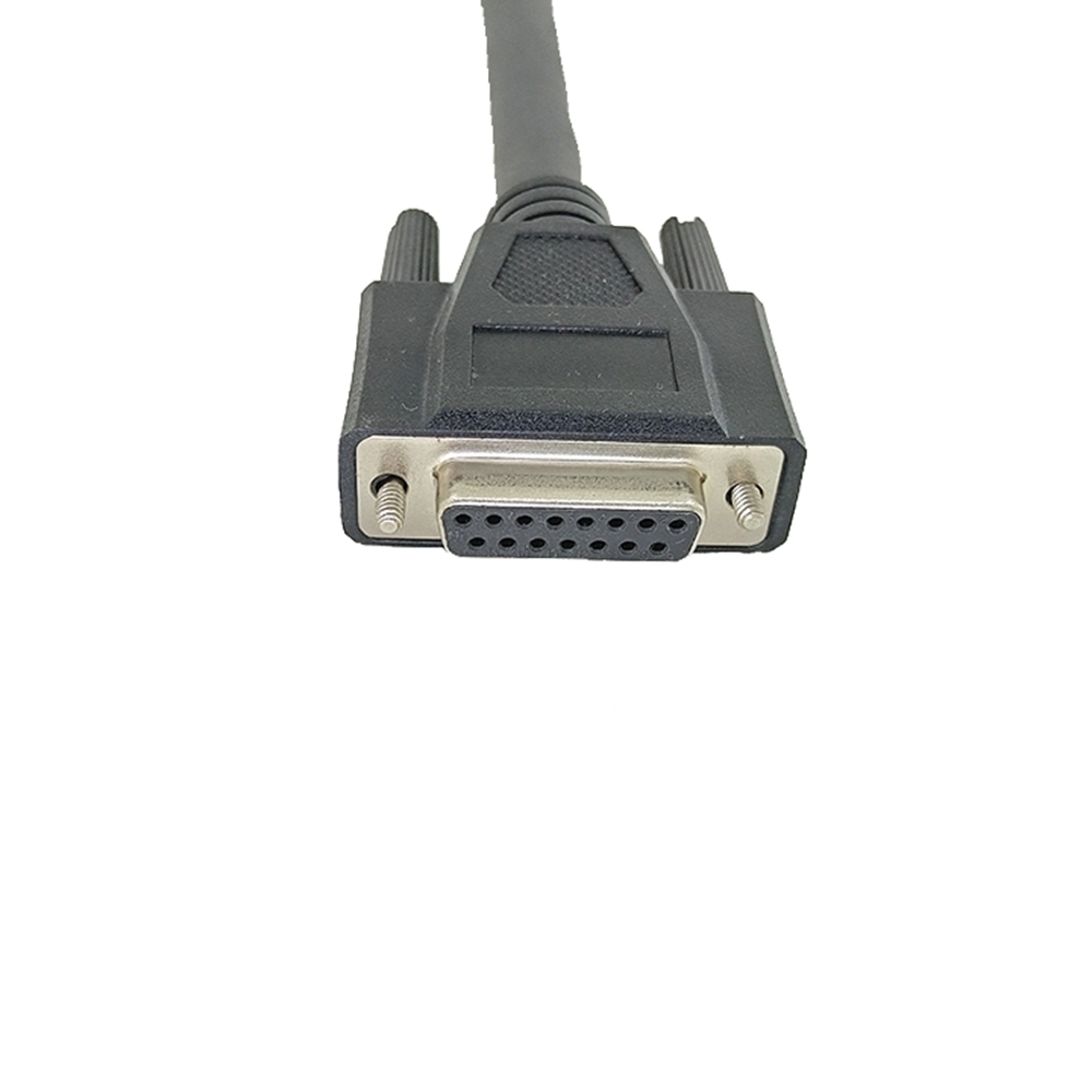 Custom Automotive Wiring Harness J1939 Cable 9pin Male Connector to DB15 Female Connector Car Diagnostic Cable,SHENZHEN SOAR TECHNOLOGY CO., LTD. , J1939 Cable 9pin Male to DB15 Female Connector Car Diagnostic Cable