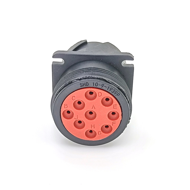 Custom SOAR SAE J1939 9Pin Female Connector Automotive Wiring Harness Connector-Black,SHENZHEN SOAR TECHNOLOGY CO., LTD. ,SOAR SAE J1939 9Pin Female Connector Automotive Wire Connector-Black