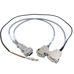 Custom Industrial wiring Harness HDB15 Female to DB9 Female DB15 Male connector Cable High Flexibility Shielded Encoder Cable 70cm,SHENZHEN SOAR TECHNOLOGY CO., LTD. ,HDB15 Female to DB9 Female DB15 Male connector  Encoder Cable