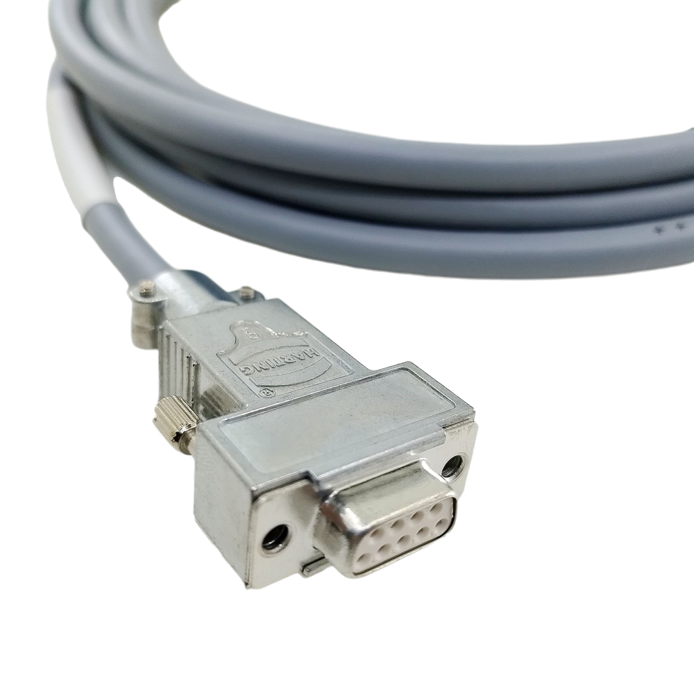 Custom Industrial Wiring Harness 9Pin D-SUB Connector DB9 Male to Female Connection Cable  High Flexibility Shielded HALL Cable 4M,SHENZHEN SOAR TECHNOLOGY CO., LTD. ,HDB15 Female to DB9 Female DB15 Male connector Cable Encoder Cable 