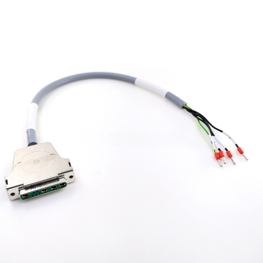Custom Industrial Cable DB9W4 Female to Open Connection Cable High Flexibility Shielded Wire Harness RST MOTOR Power Cable,50cm Length,SHENZHEN SOAR TECHNOLOGY CO., LTD. ,Industrial Cable DB9W4 Female to Open Cable RST MOTOR Power Cable
