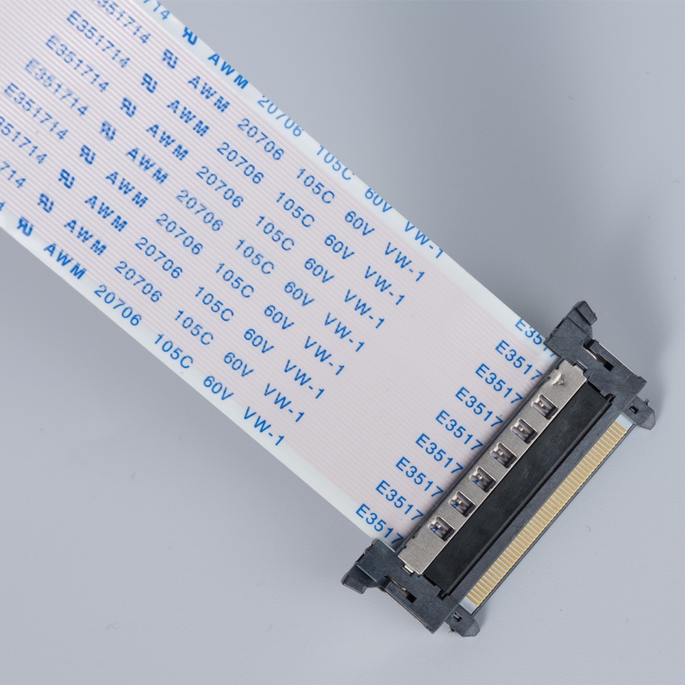 0.5mm Pitch 51Pin LVDS FFC Flexible Flat Cable PVC Insulated Connector,SHENZHEN SOAR TECHNOLOGY CO., LTD. ,0.5mm Pitch 51Pin LVDS FFC Flexible Flat Cable PVC Insulated Connector